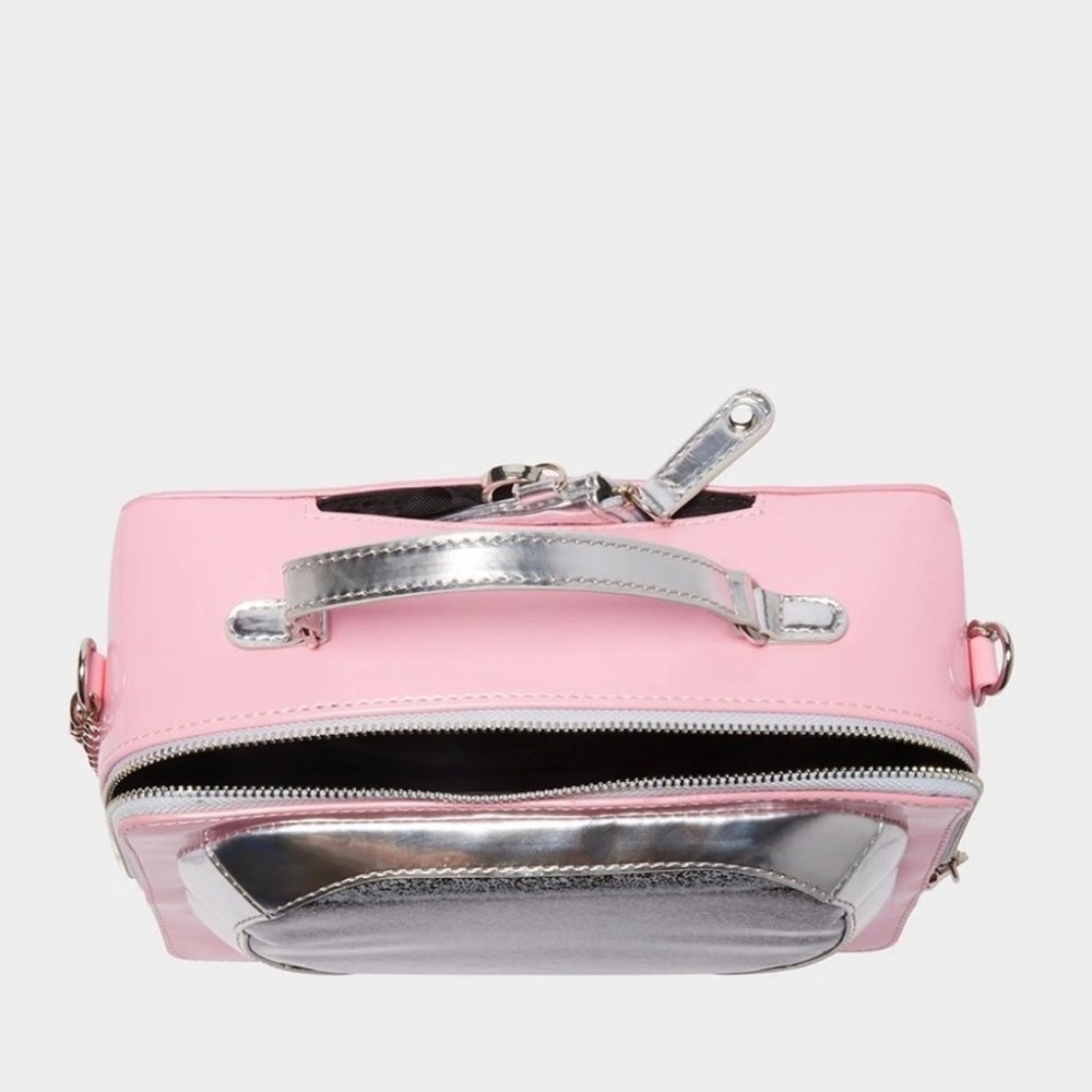 NWT Betsey Johnson Kitsch Pink Boob TubeCrossbody Bag & TV Remote Pouch
BJ32545M - Picture 6 of 8